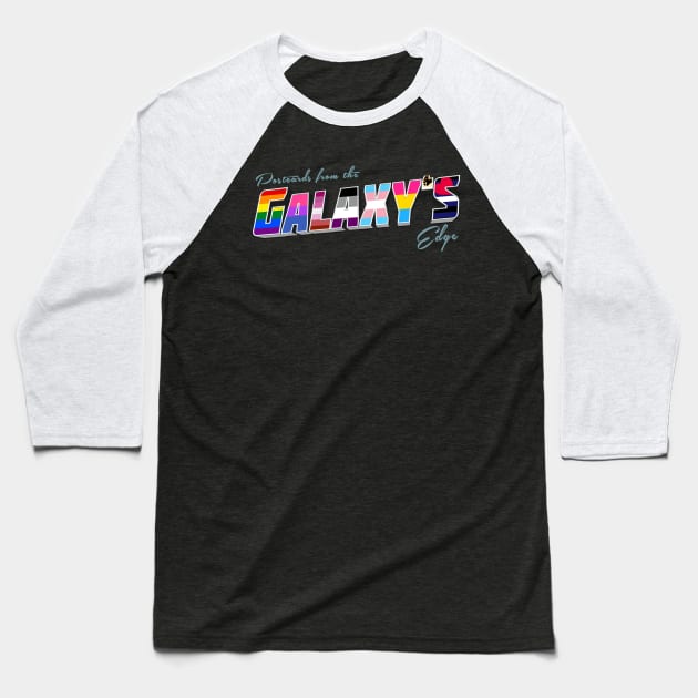 PCGE - Pride Baseball T-Shirt by PostcardsFromTheGalaxysEdge